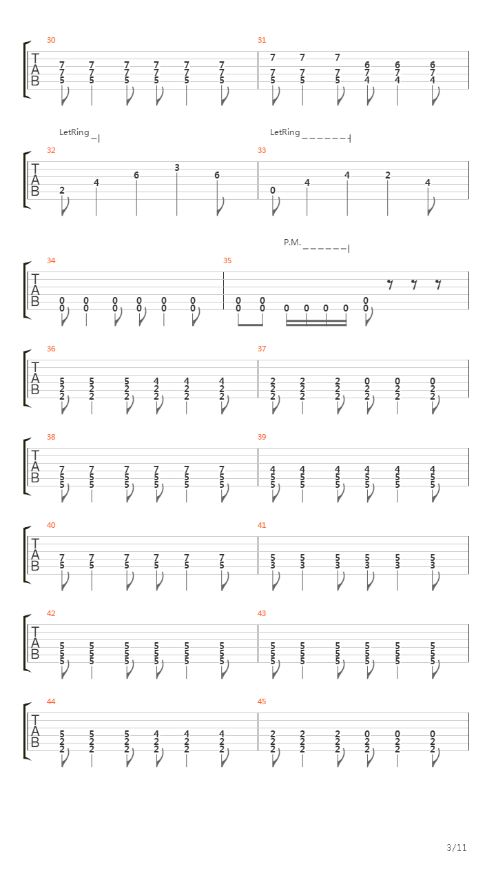 Five Points吉他谱