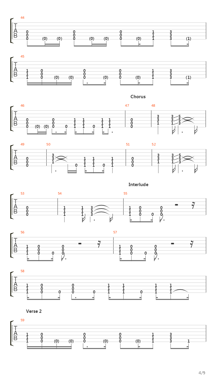 Crucible吉他谱