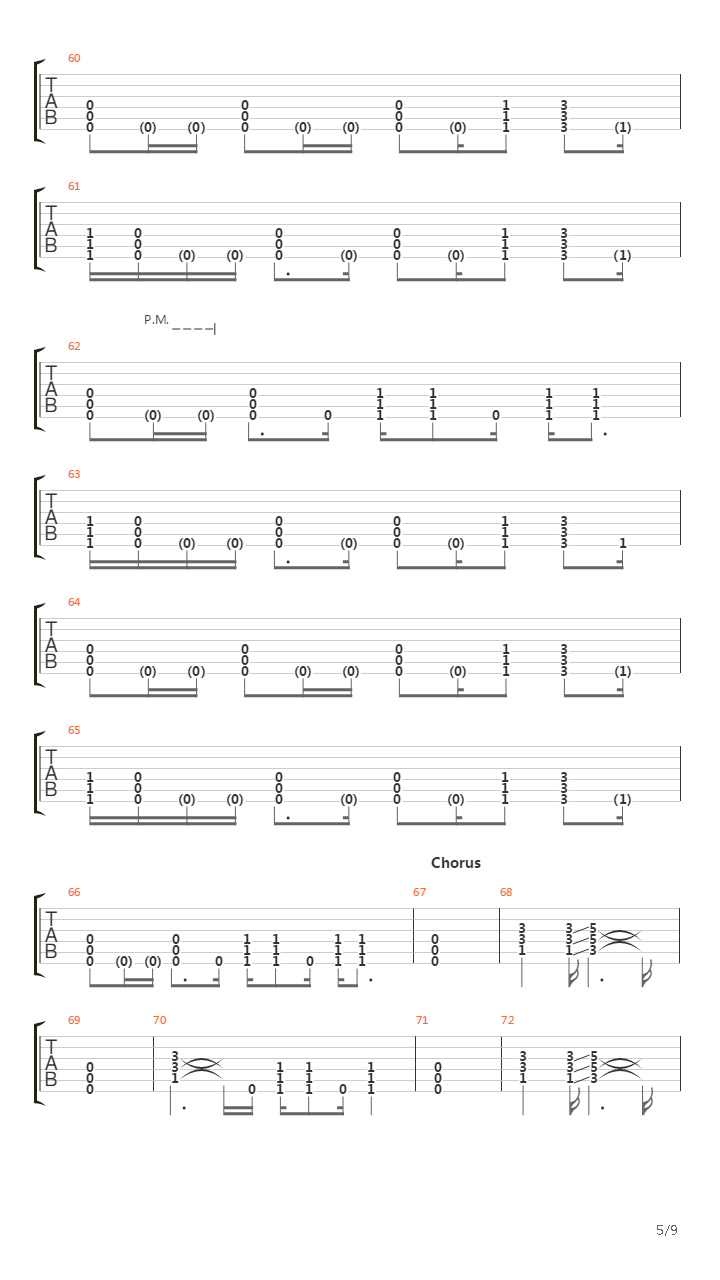 Crucible吉他谱