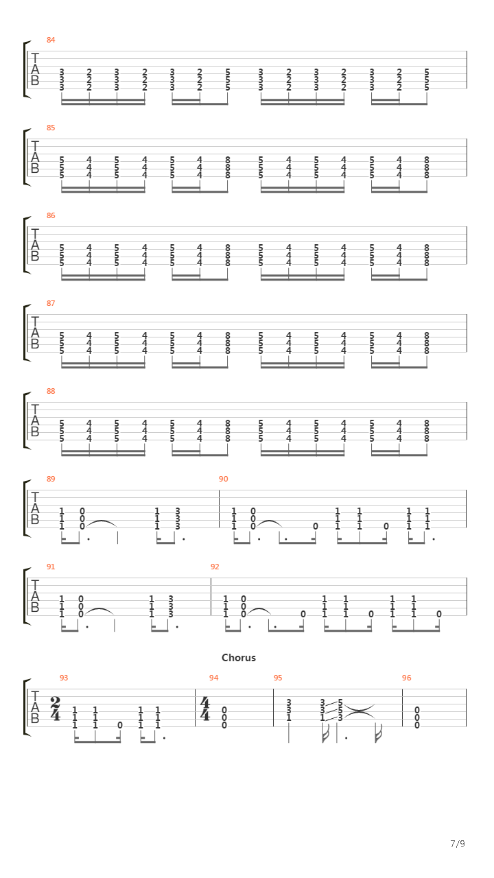 Crucible吉他谱