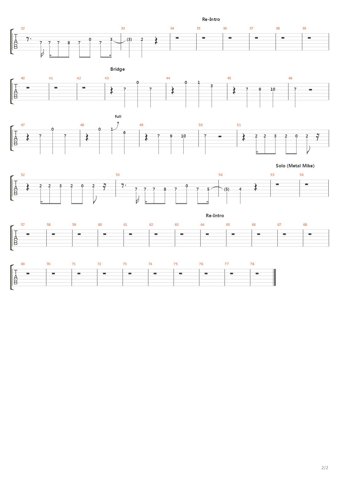 Crystal吉他谱