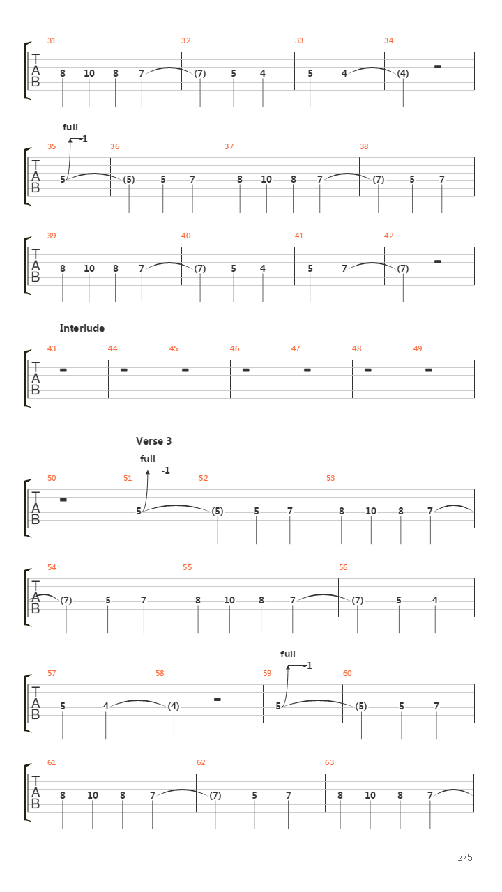 Sun吉他谱