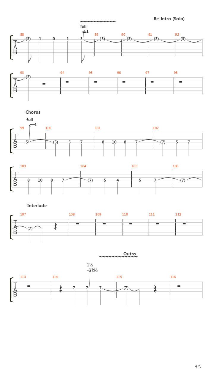 Sun吉他谱