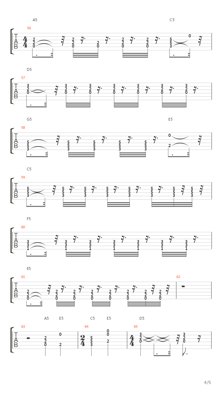 Ayrilik吉他谱