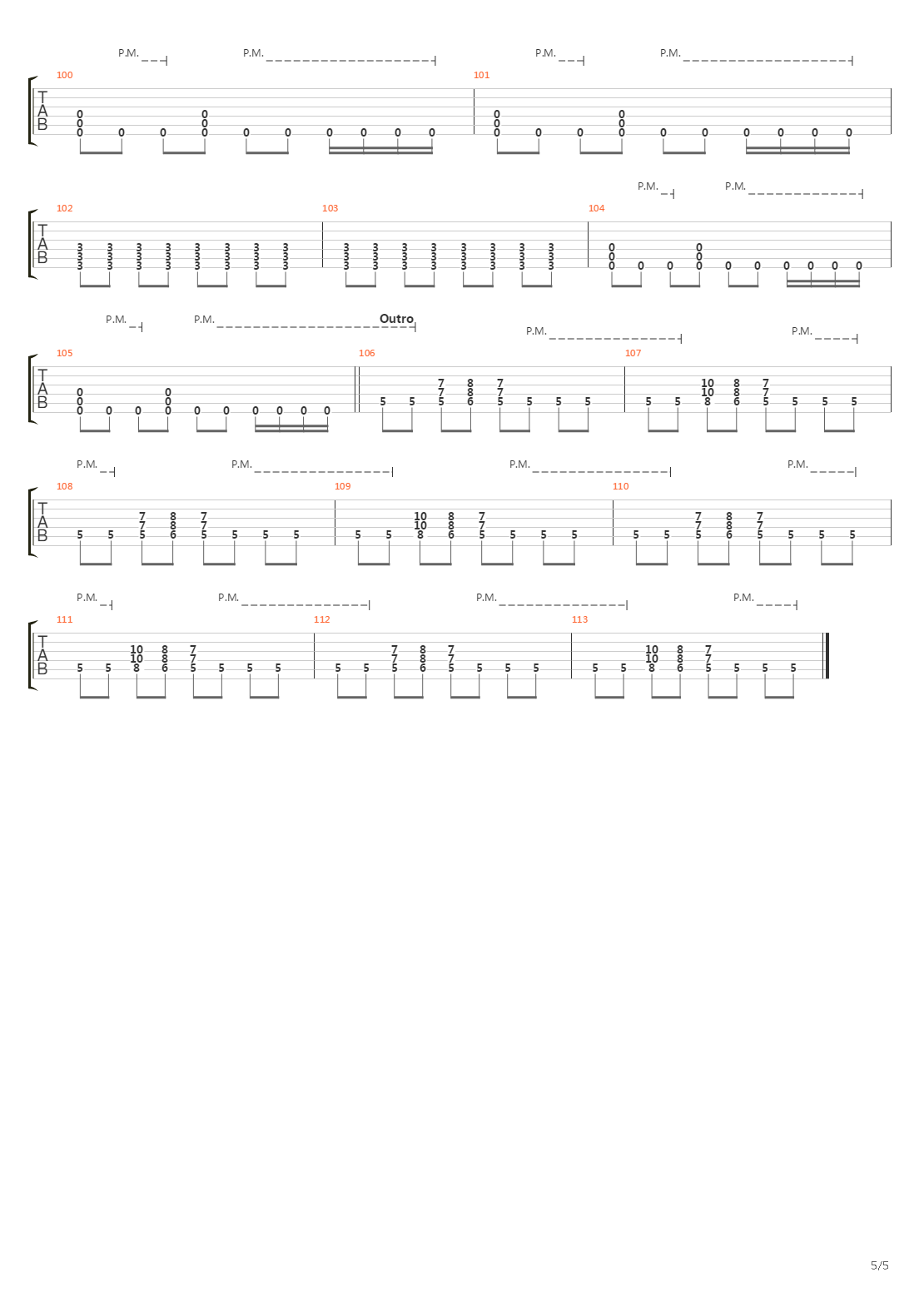 Unterstutzung 87吉他谱