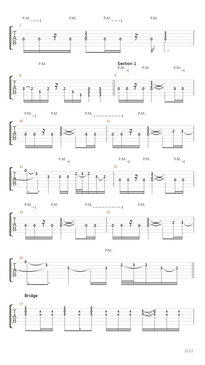 Empty Promises吉他谱