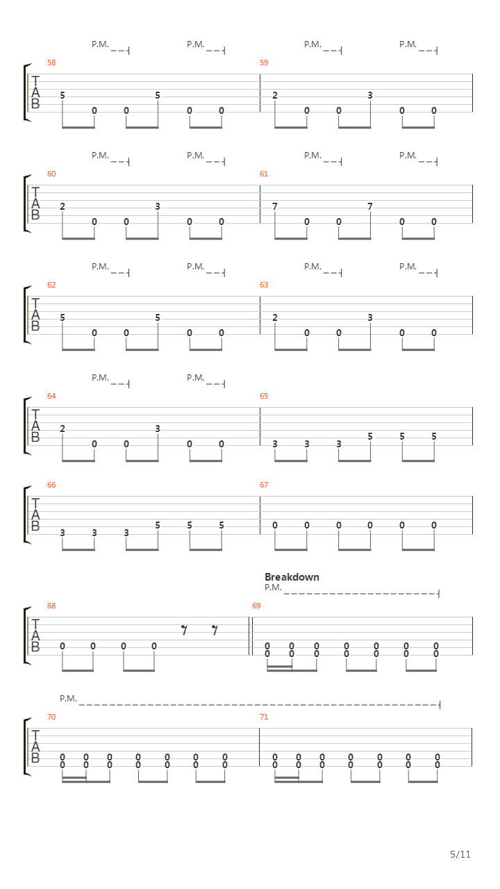 68吉他谱