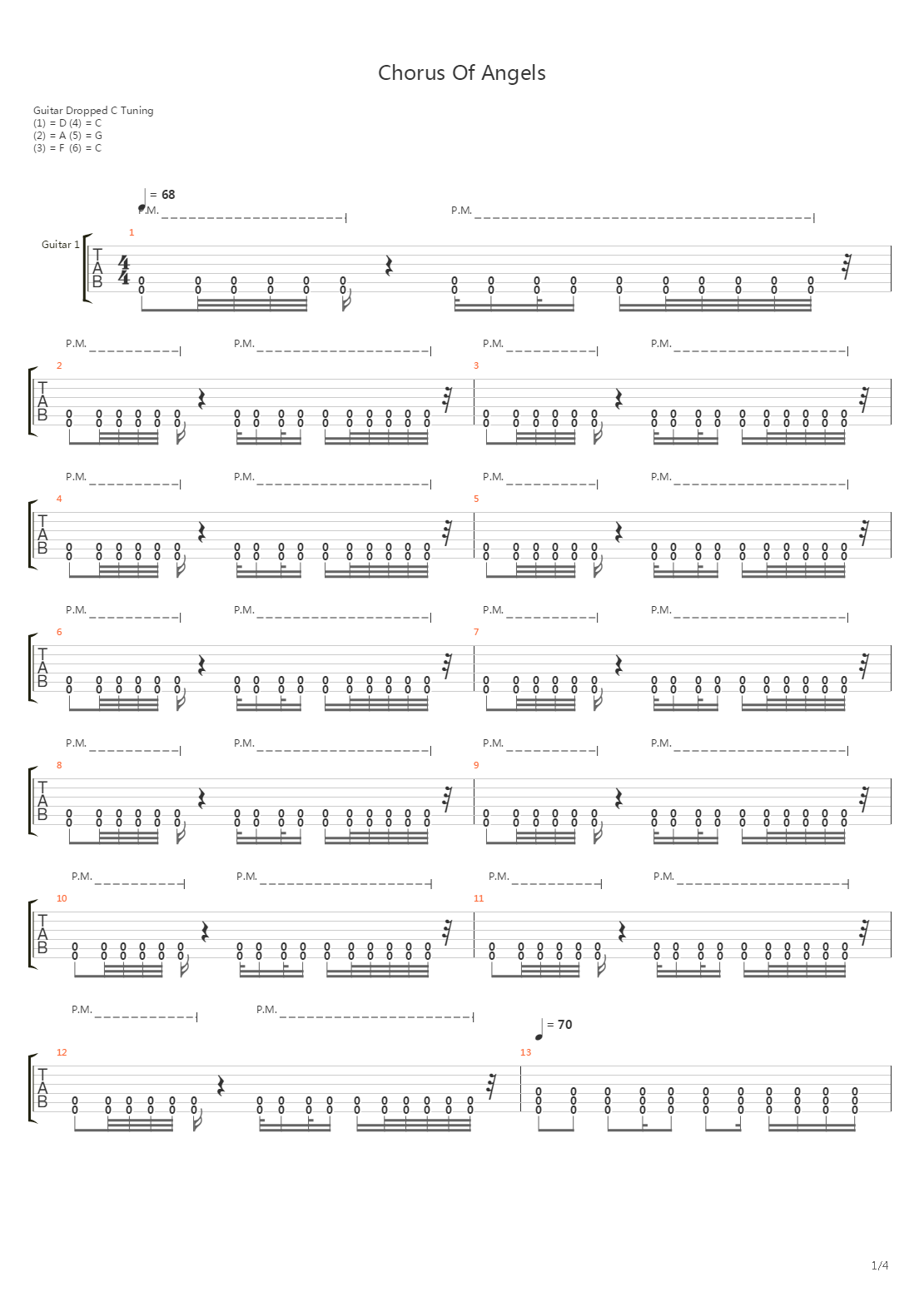 Chorus Of Angels吉他谱