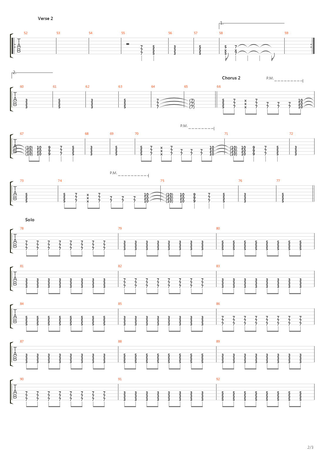 Long Way Down吉他谱