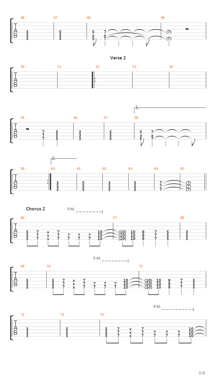 Long Way Down吉他谱