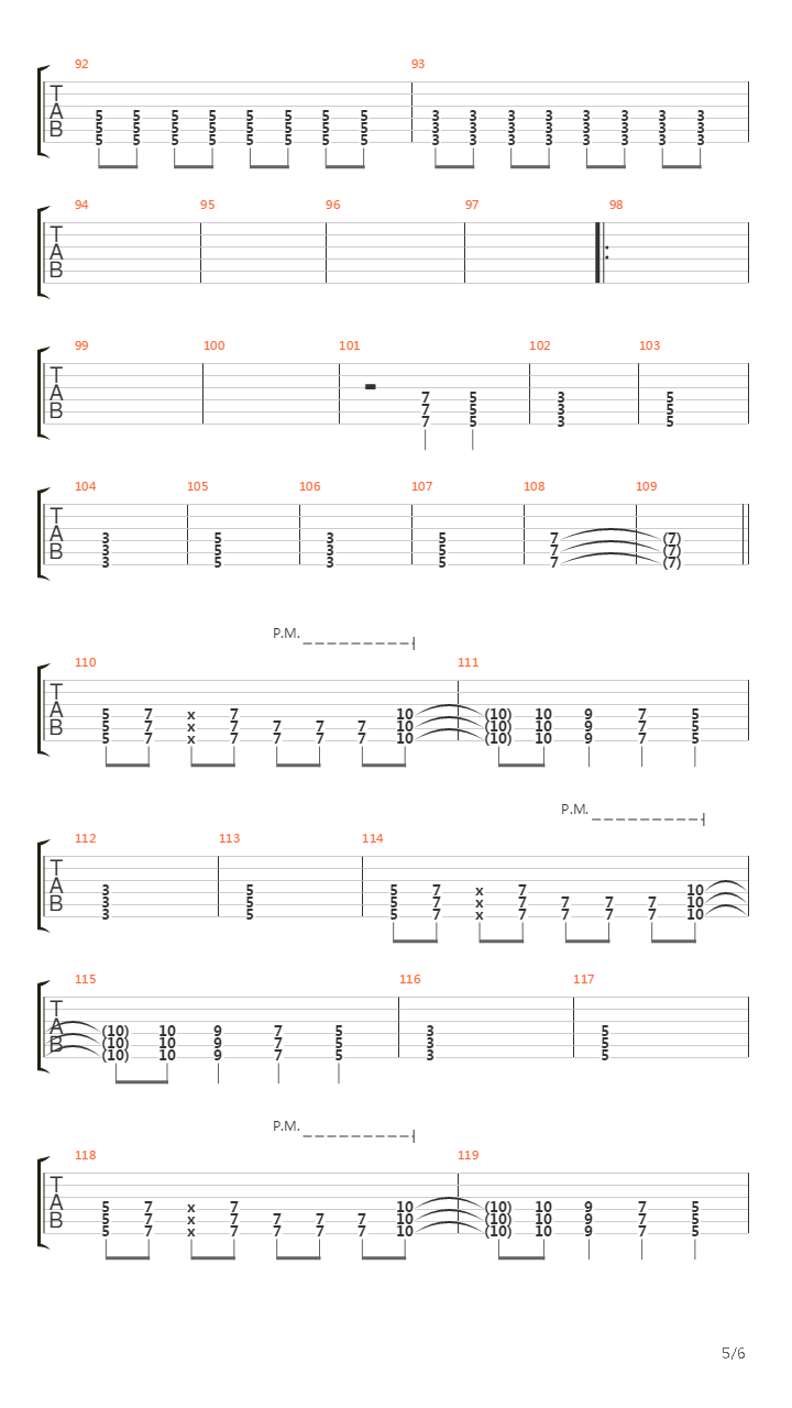 Long Way Down吉他谱