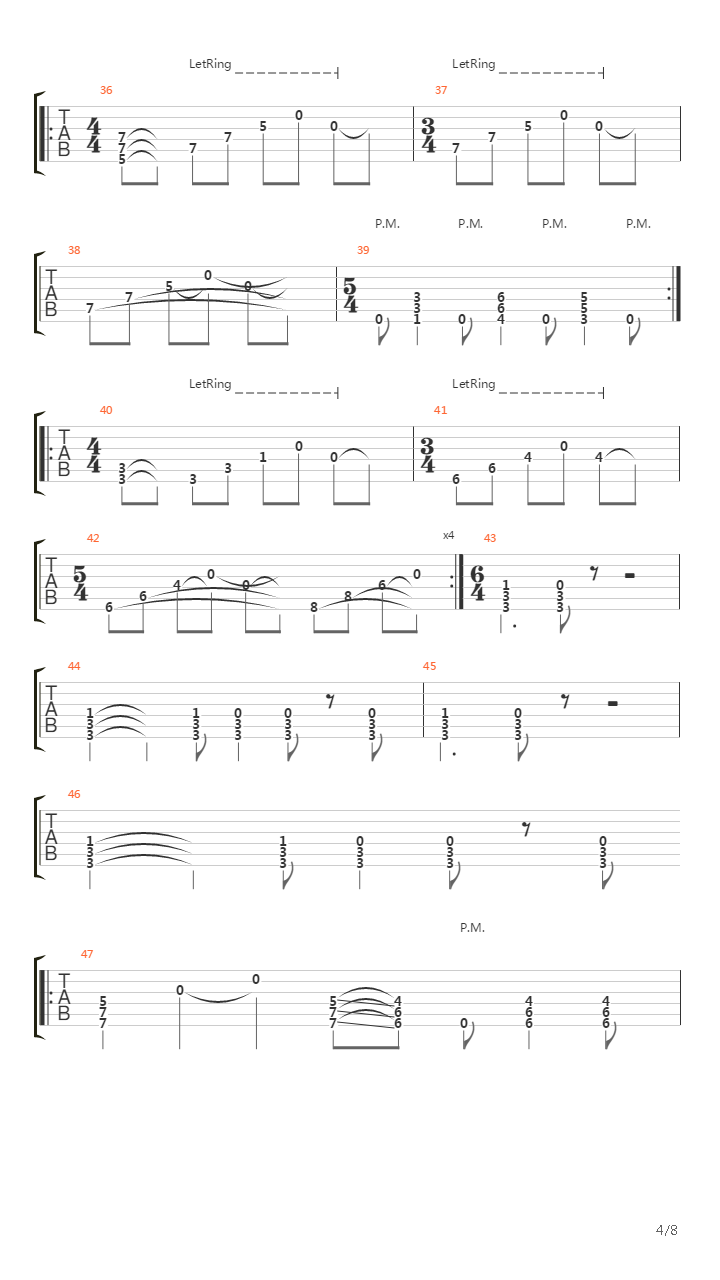 Erased吉他谱