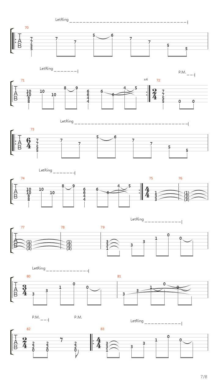 Erased吉他谱