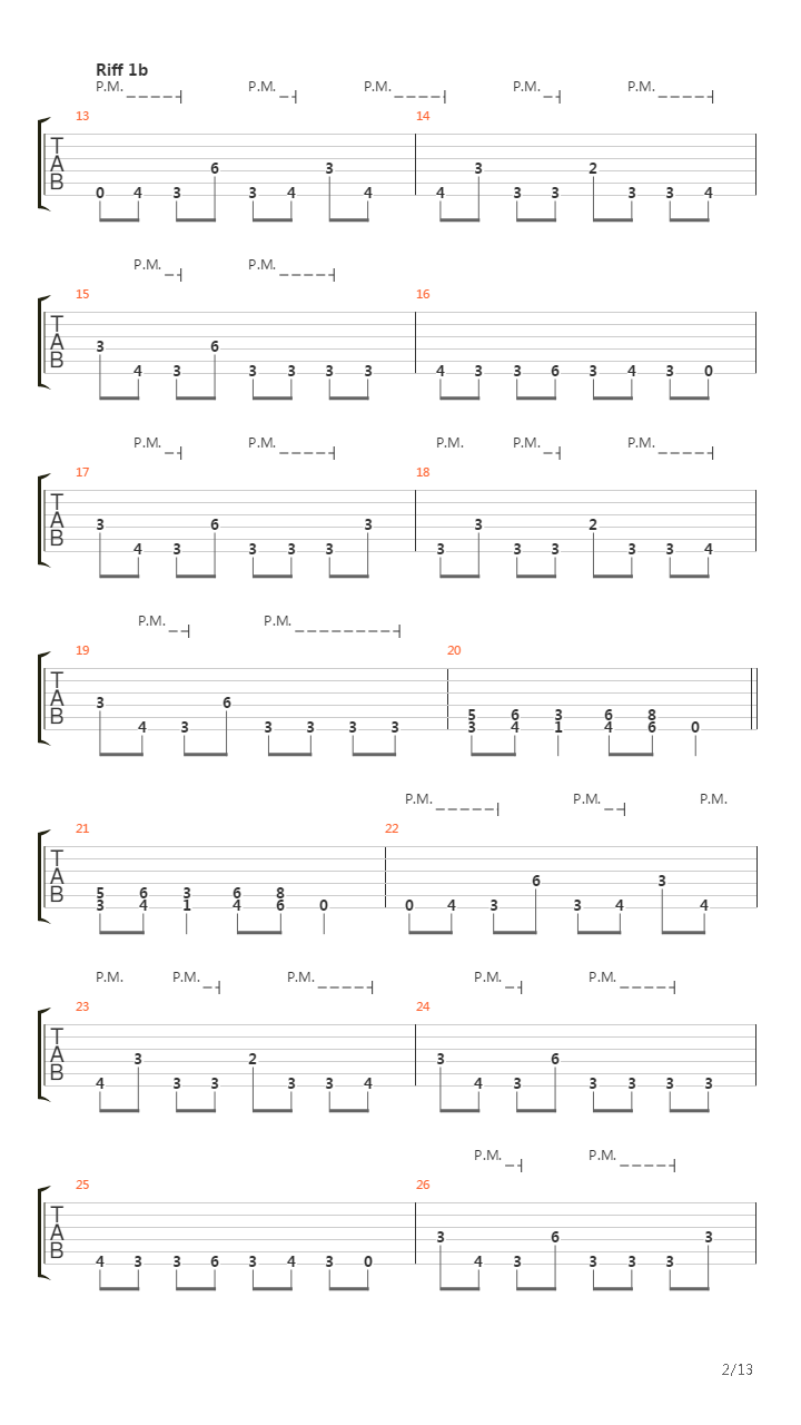 Chamber Master吉他谱