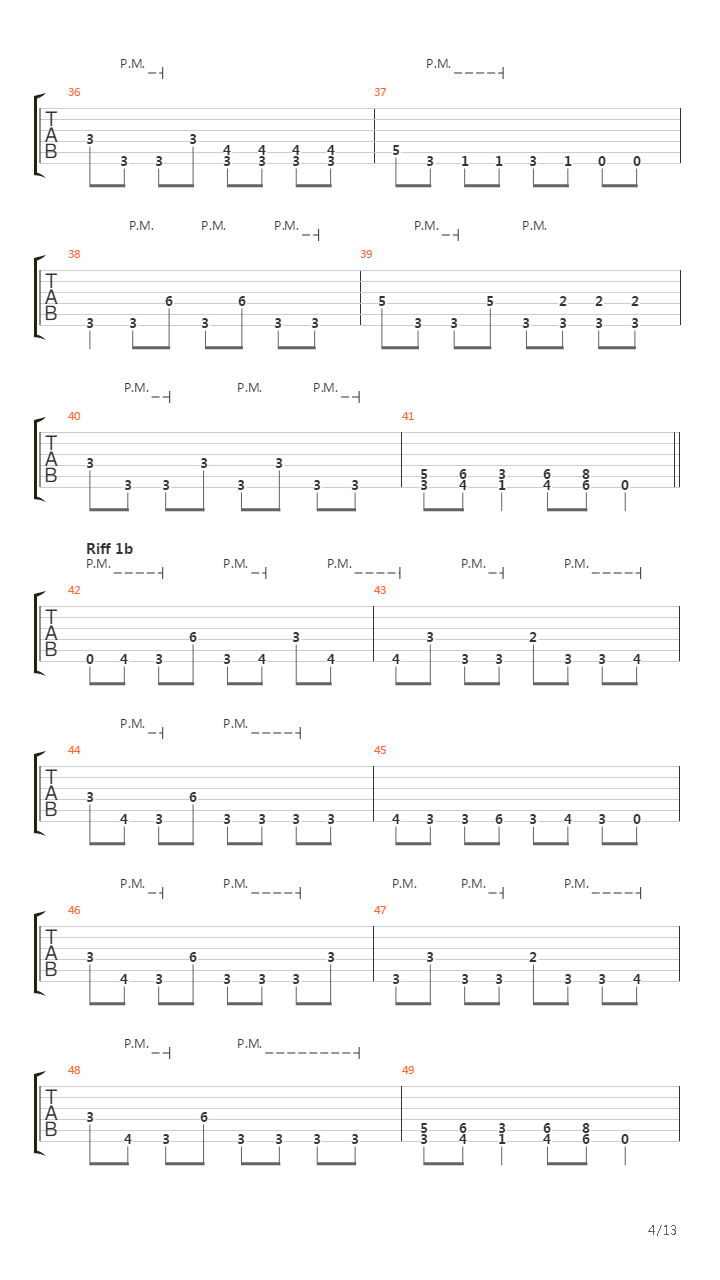 Chamber Master吉他谱