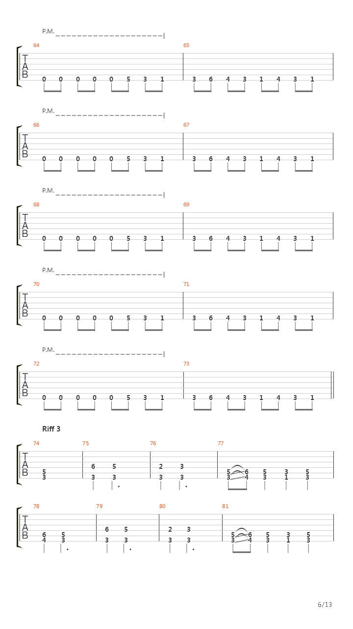 Chamber Master吉他谱