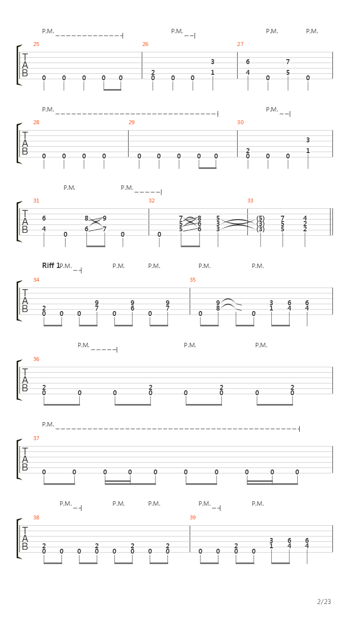 Vermin吉他谱