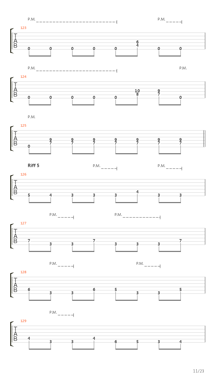 Vermin吉他谱