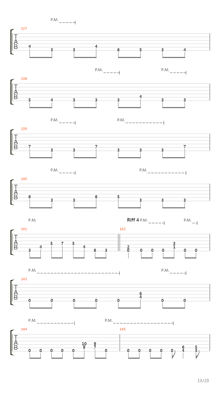 Vermin吉他谱