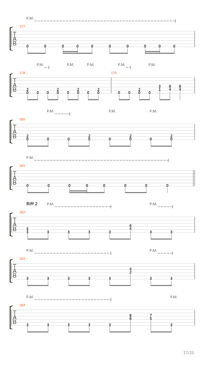 Vermin吉他谱