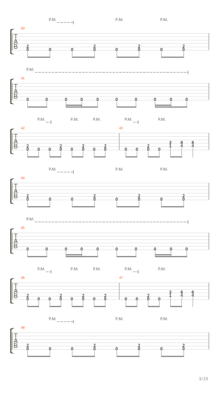 Vermin吉他谱