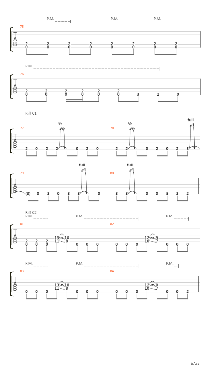 Vermin吉他谱