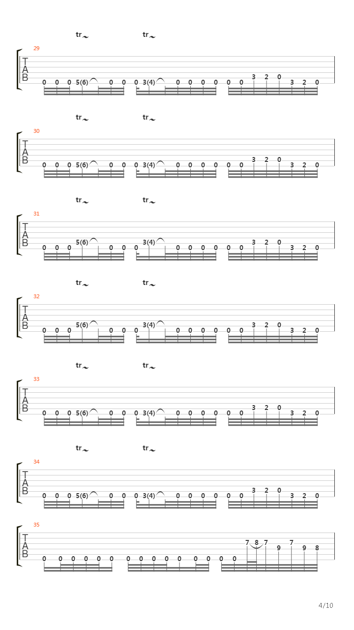 Doa吉他谱