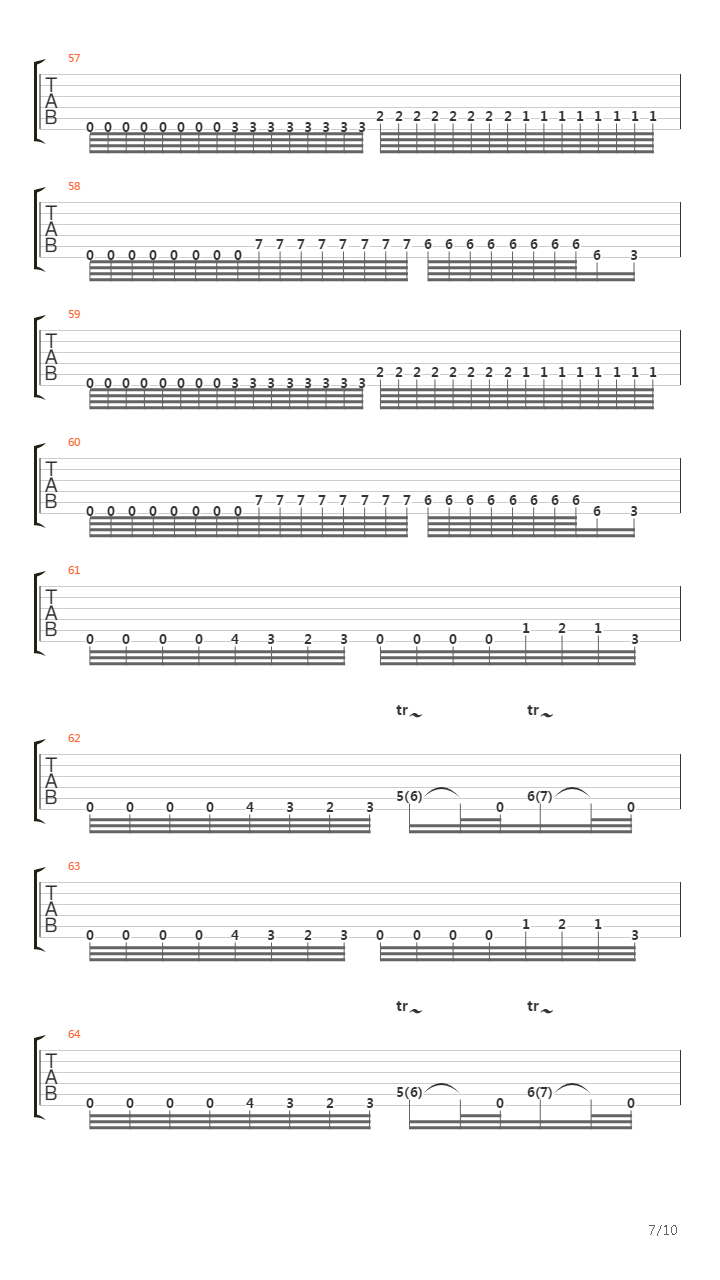 Doa吉他谱