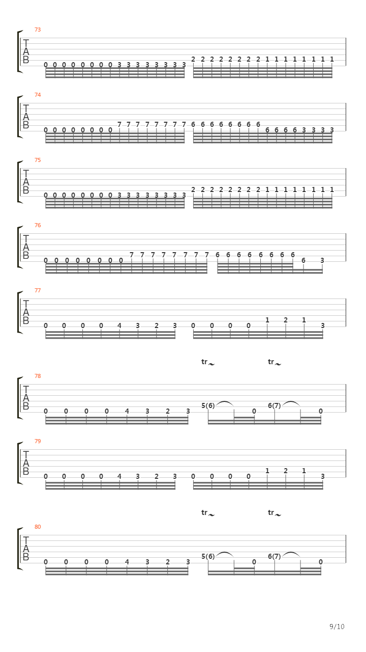 Doa吉他谱