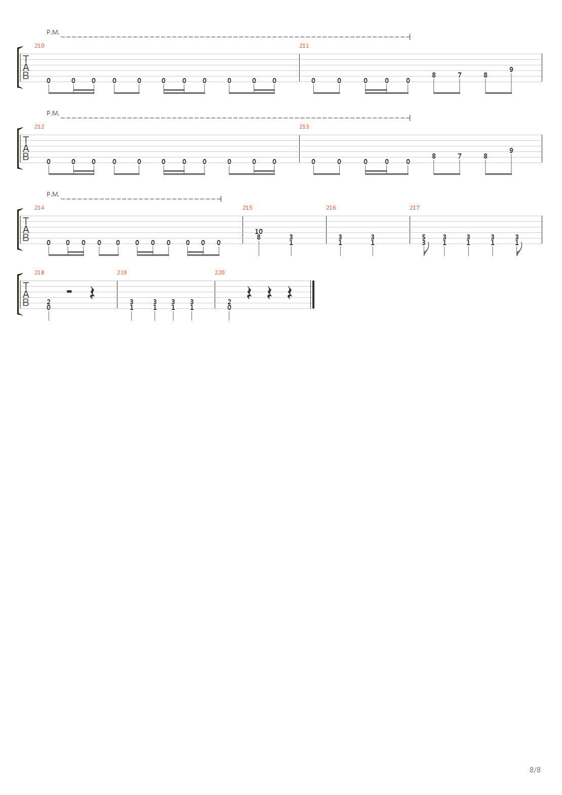 Point Of No Return吉他谱