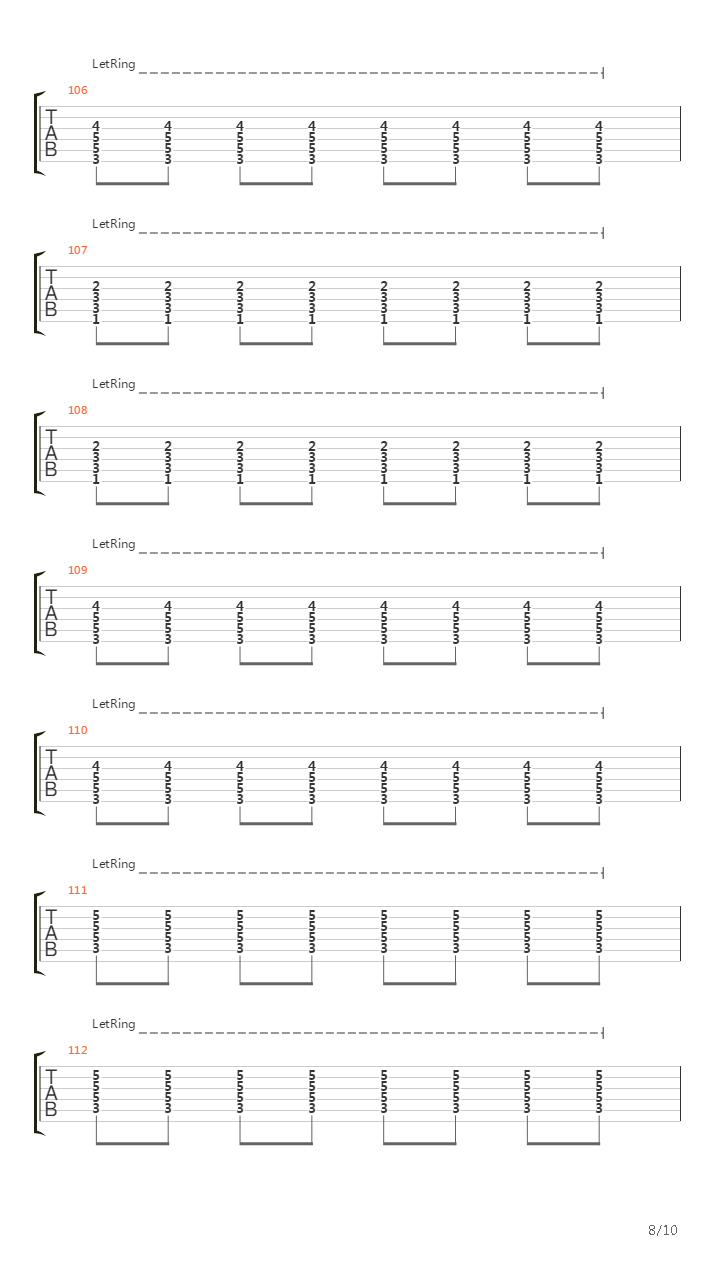 Zero吉他谱