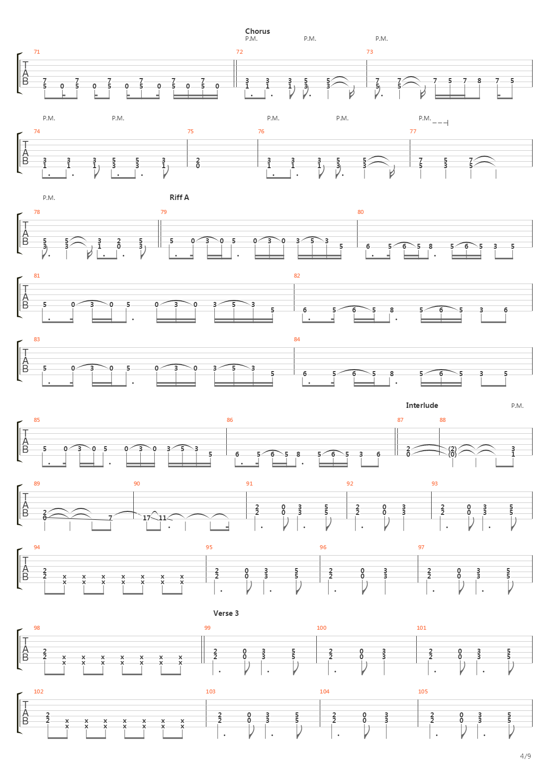 Arrows Of Agony吉他谱