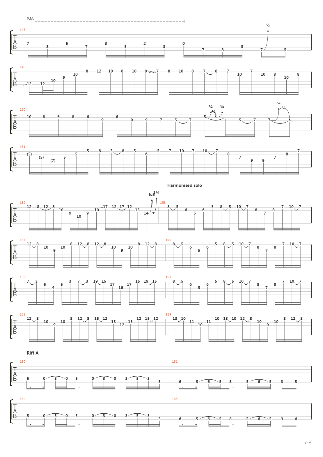 Arrows Of Agony吉他谱