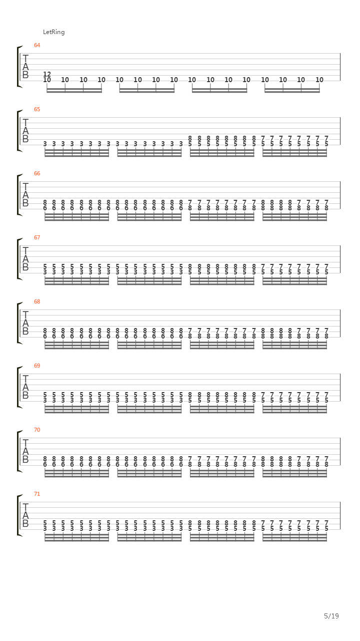 An Ode For A Haunted Wood吉他谱