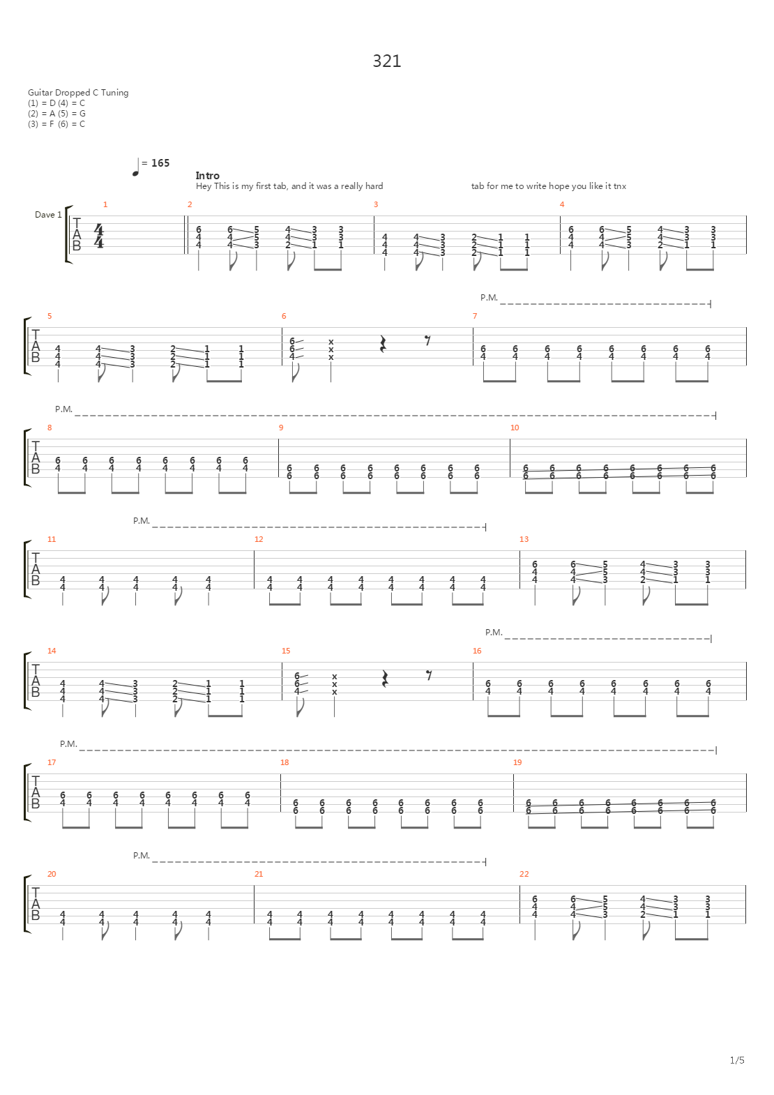 321吉他谱