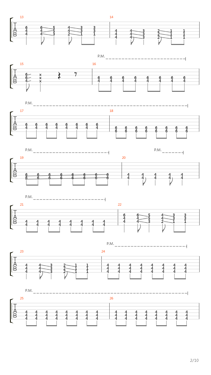 321吉他谱