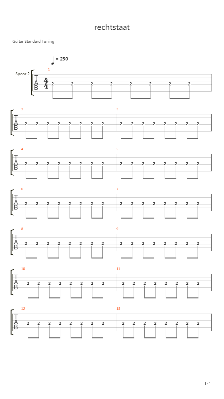 Rechtstaat吉他谱