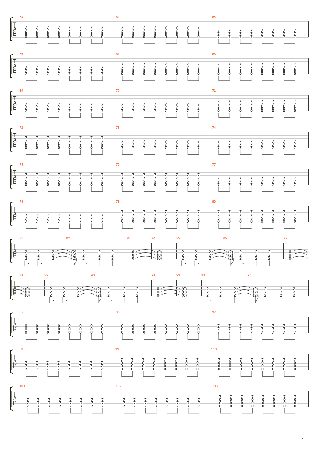 Disconnector吉他谱
