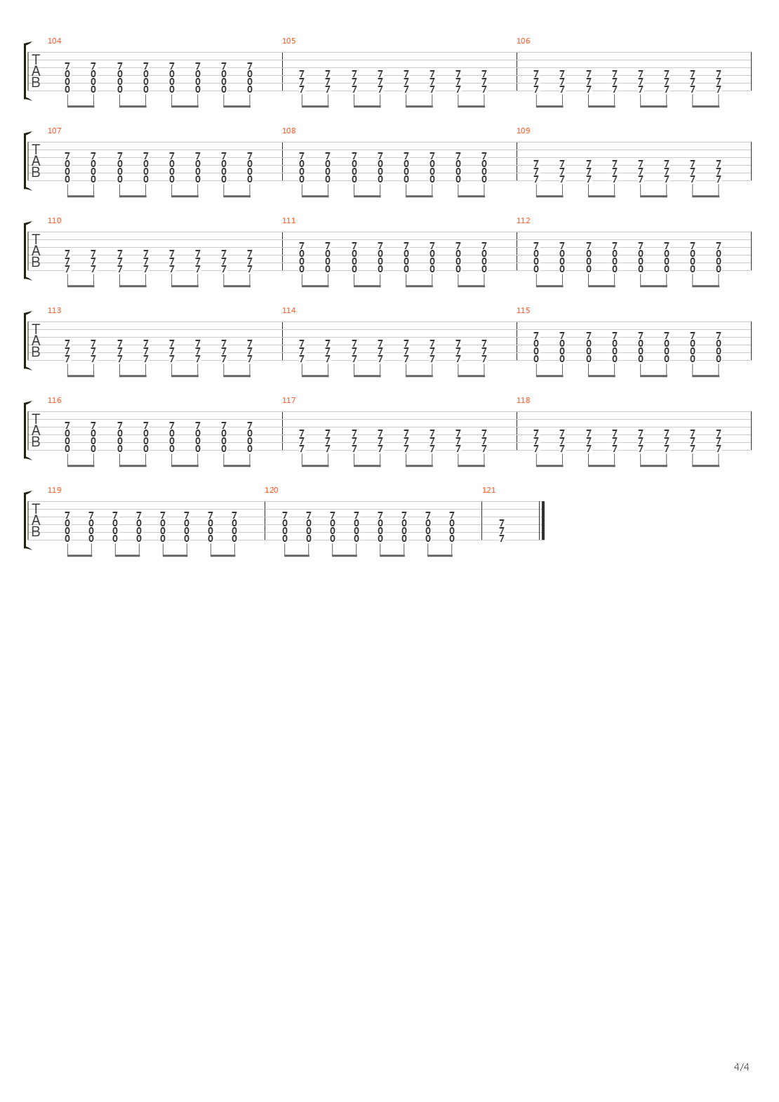 Disconnector吉他谱
