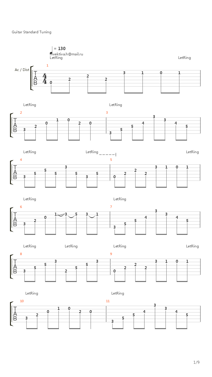 Better Man吉他谱