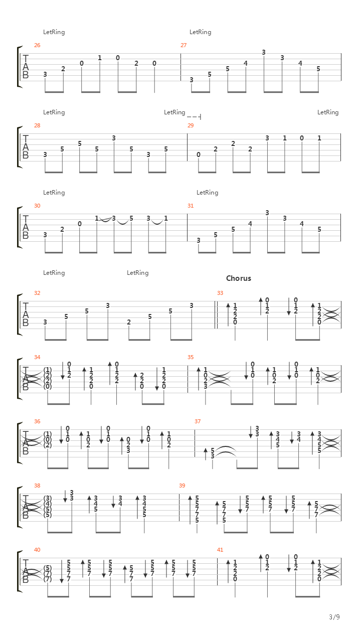 Better Man吉他谱