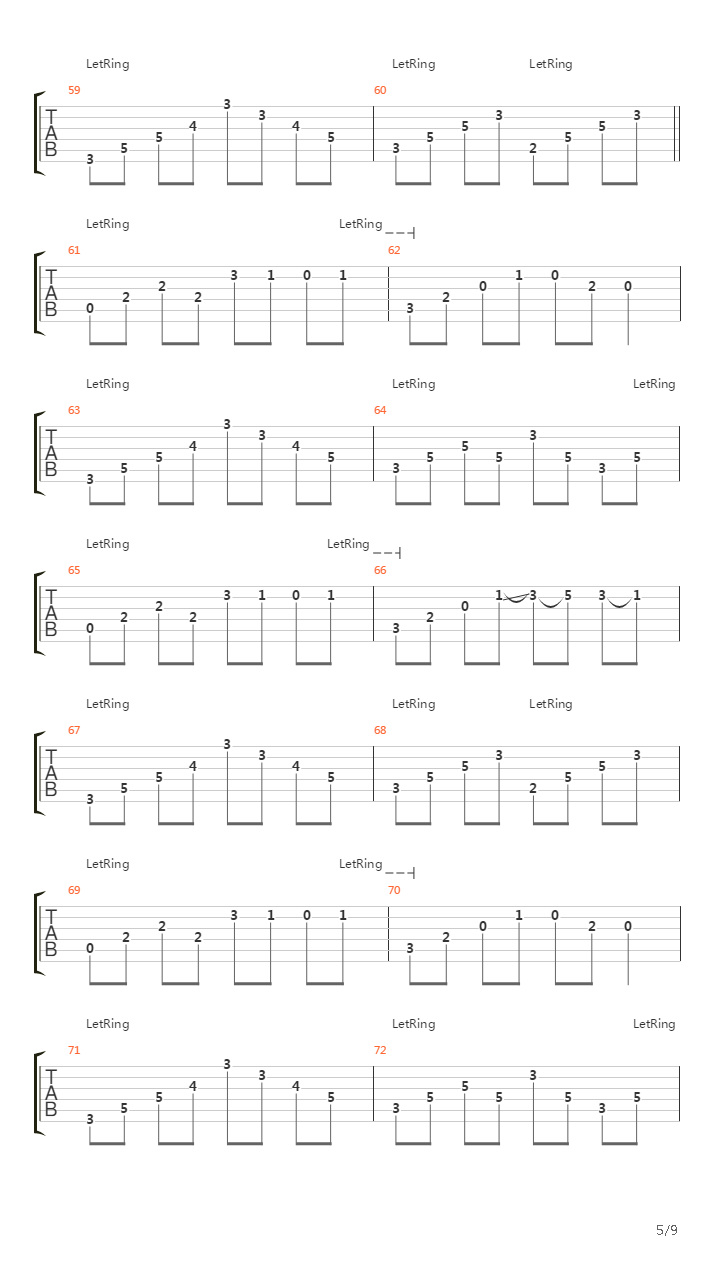 Better Man吉他谱