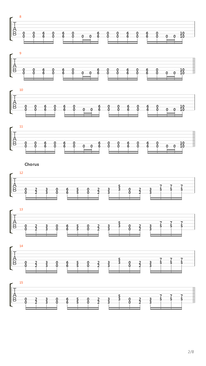 One Thing吉他谱