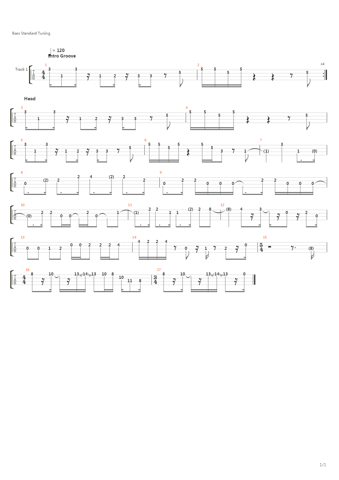 Actual Proof吉他谱