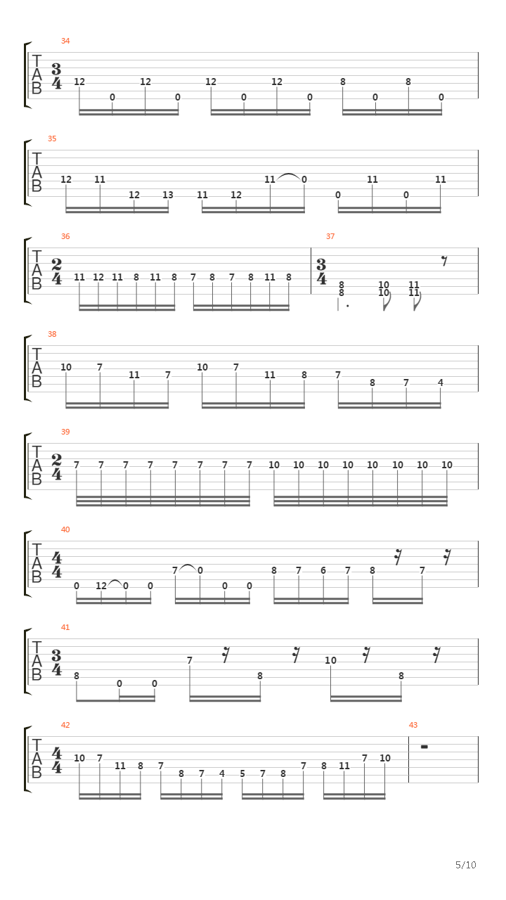 Aguascalientes吉他谱