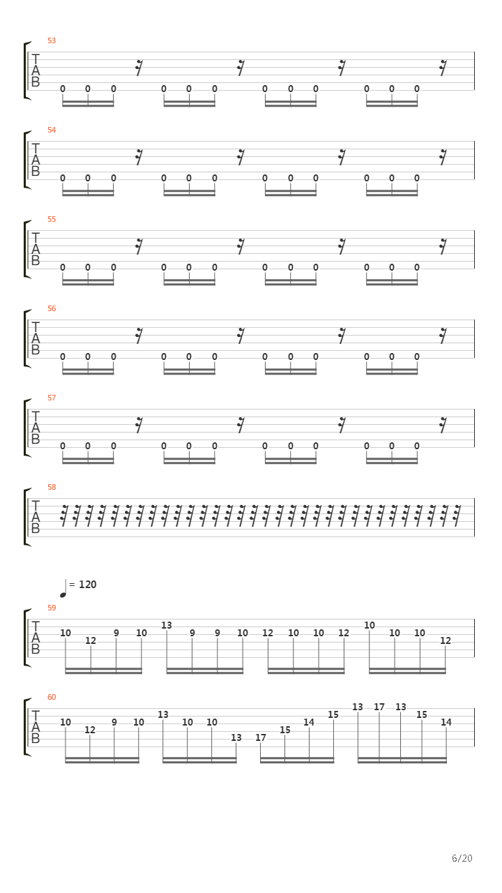 The Legend Of The Rent Was Way Harcore吉他谱