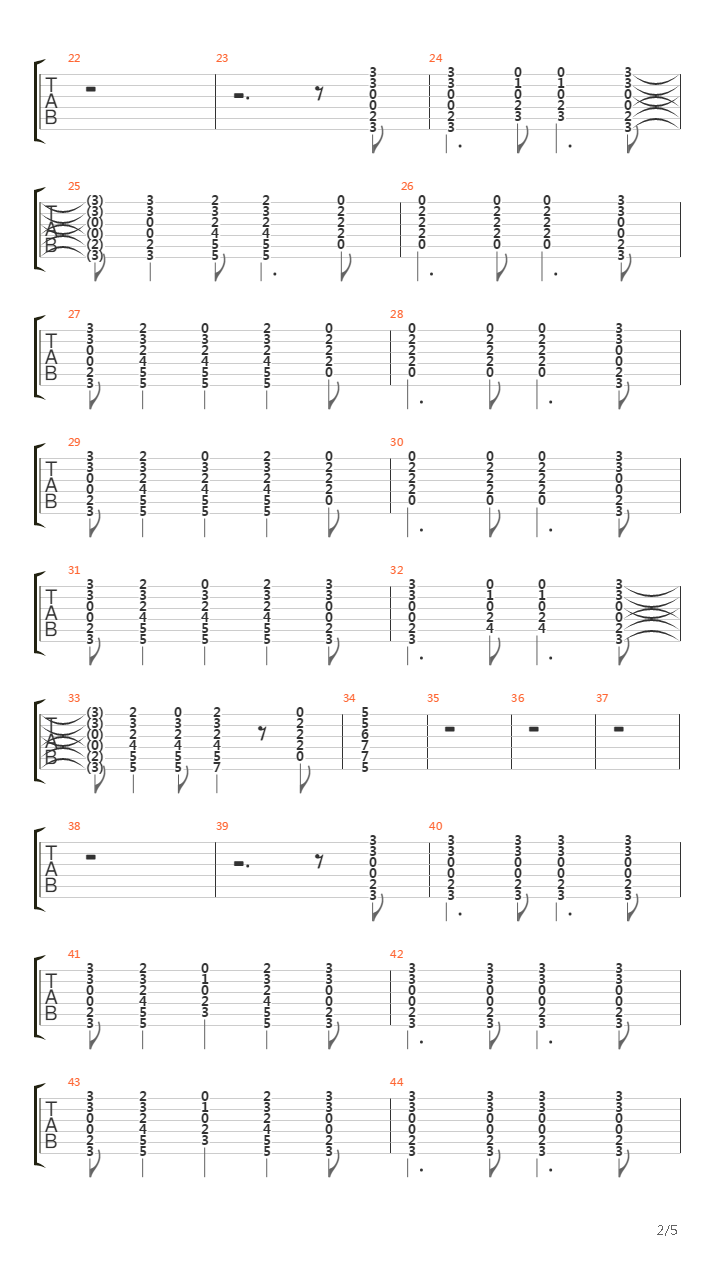 Acustica吉他谱