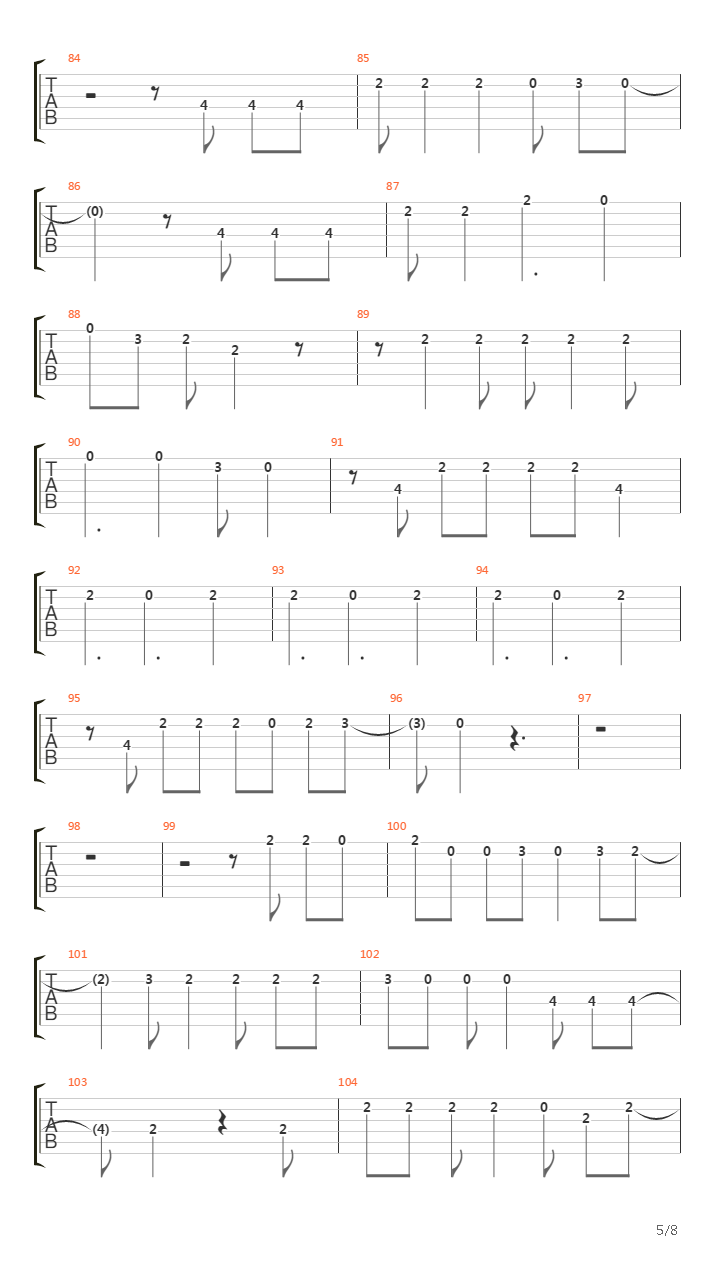 Bendecida吉他谱