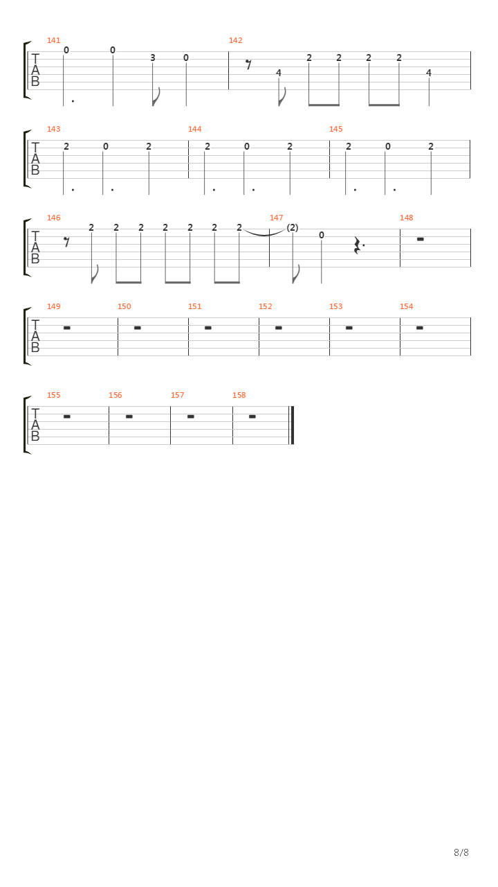 Bendecida吉他谱