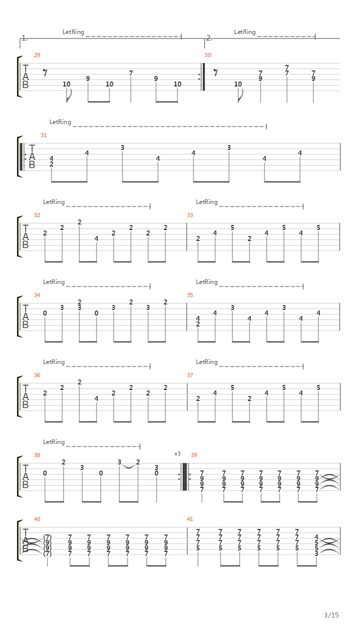 Entre Dos Tierras吉他谱